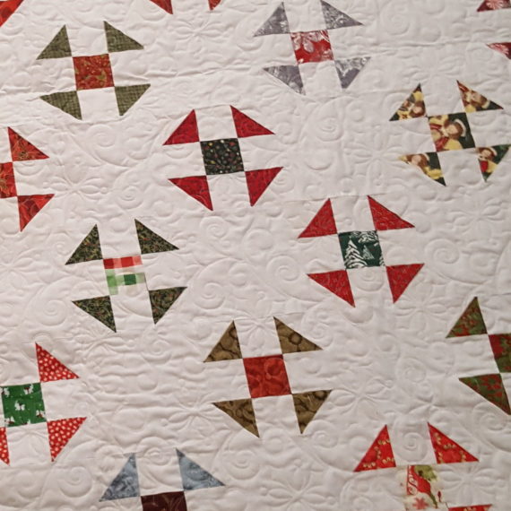 Sue’s Christmas Block Lottery Quilt