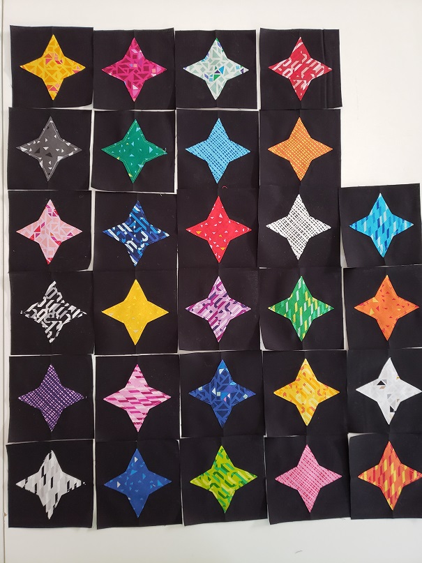 Seeing Stars Quilt Along- Applique Star Blocks